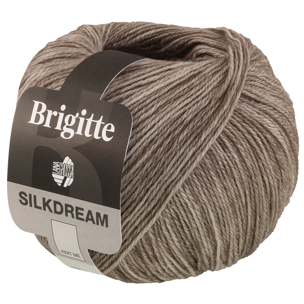 Lana Grossa Brigitte Silkdream -04 grijsbeige
