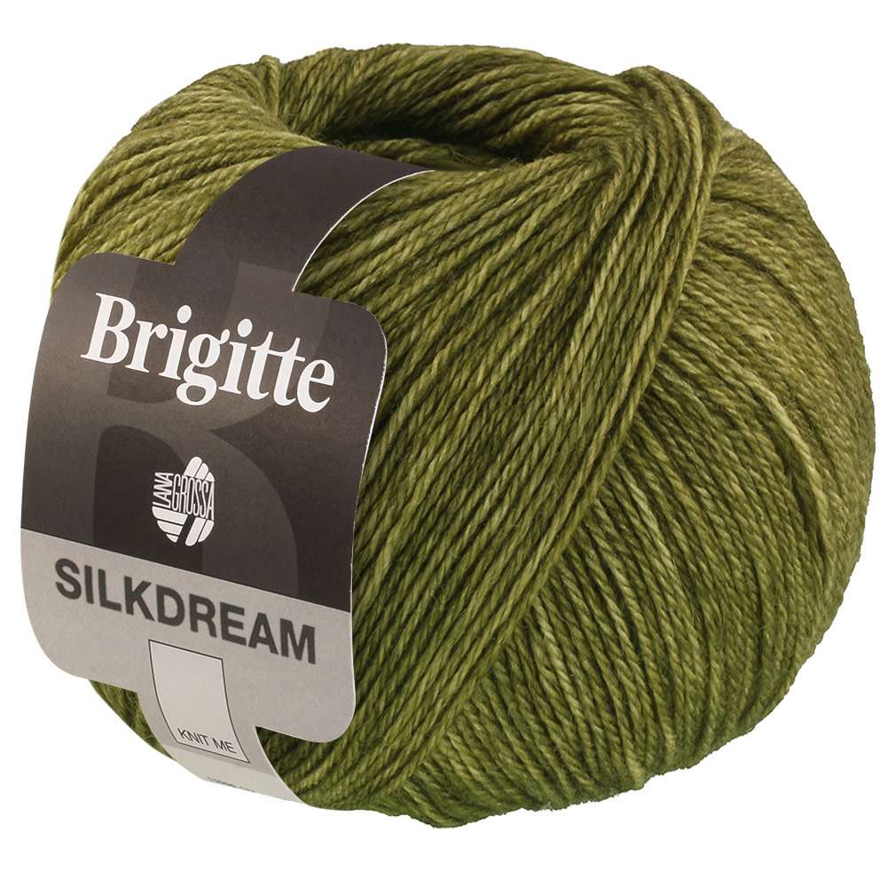 Lana Grossa Brigitte Silkdream -07 olijf