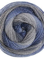Lana Grossa Gomitolo Gala -4030-muisgrijs/grijs blauw/staalblauw/marine/saffierblauw/licht grijs