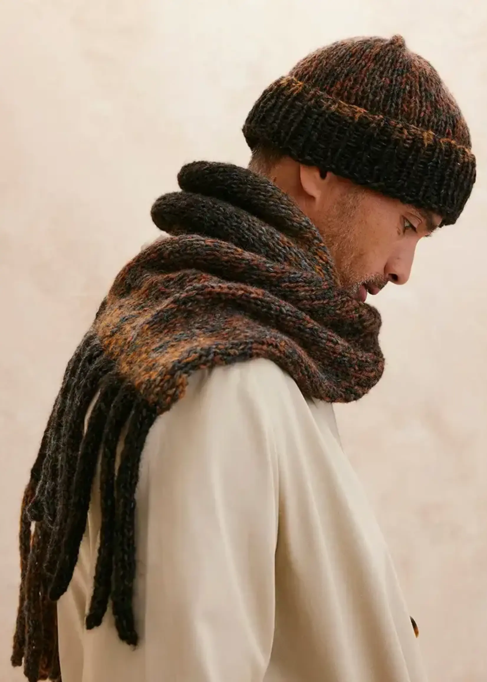 Phildar set sjaal en muts - wolpakket - breien