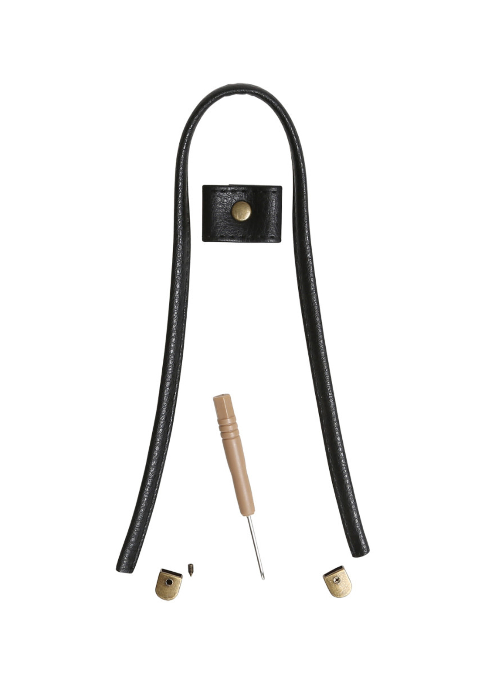 GoHandmade Tasriem 45 cm Zwart/Brons