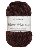 GoHandmade Bohème Velvet "double" -plum