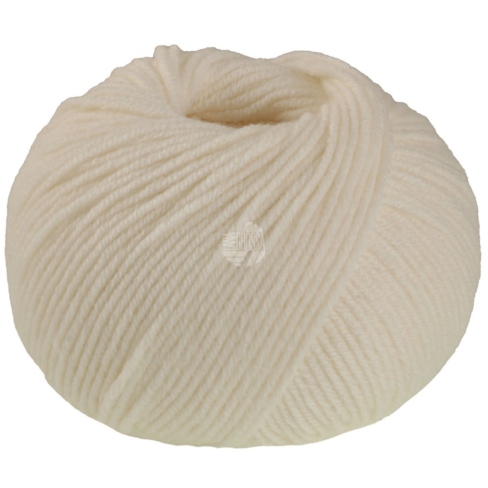 Lana Grossa Merino Soft -01 ecru