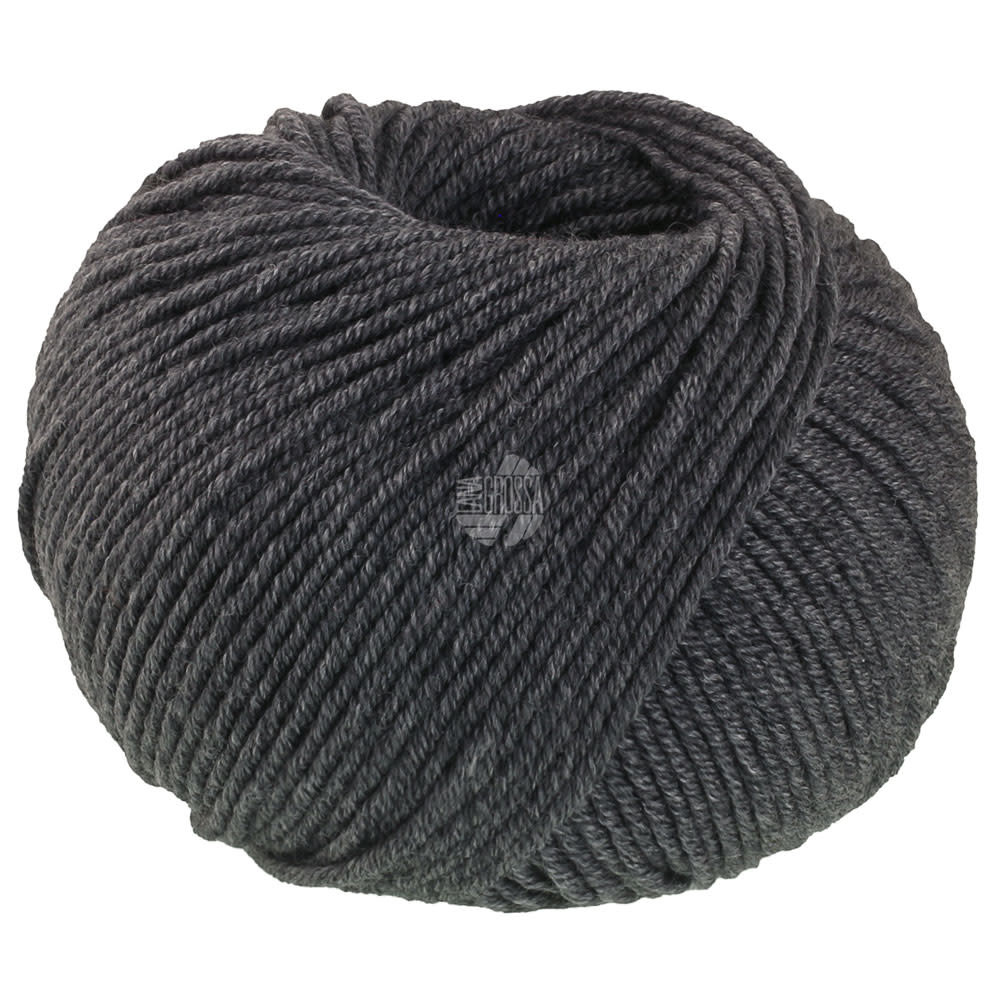 Lana Grossa Merino Soft -10 donkergrijs