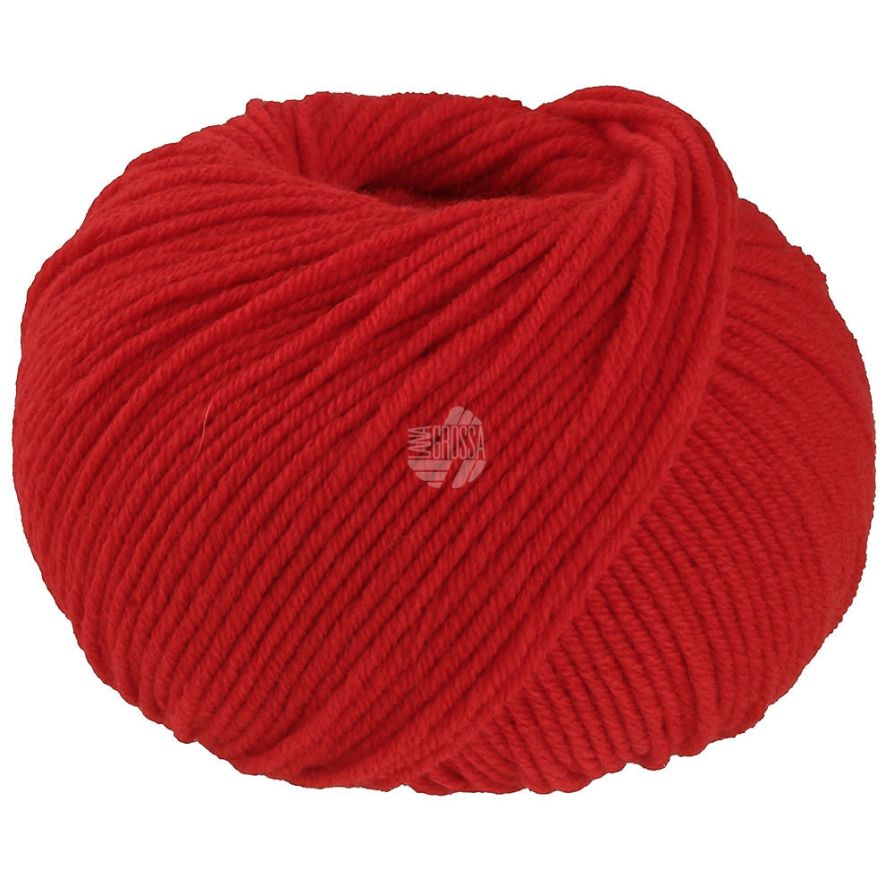 Lana Grossa Merino Soft -11 briljantrood
