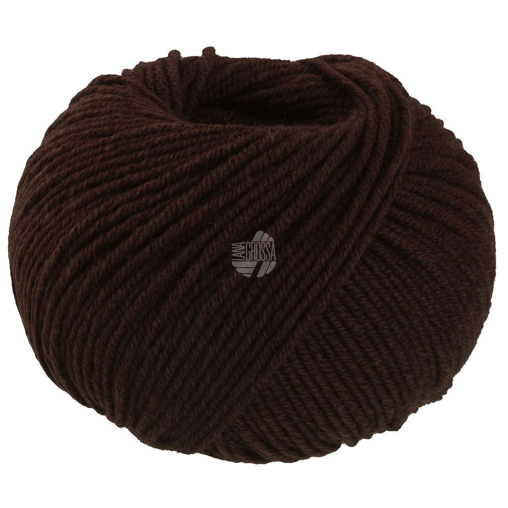 Lana Grossa Merino Soft -19 donkerbruin