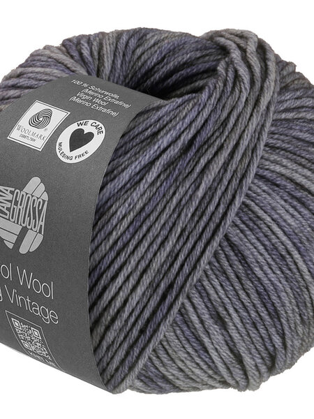 Lana Grossa Cool Wool Big Vintage -7191 donkergrijs