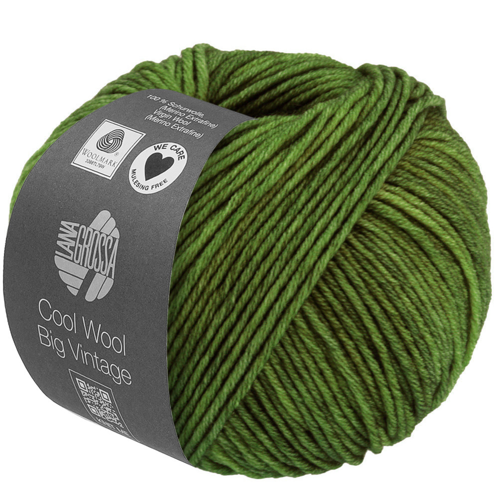 Lana Grossa Cool Wool Big Vintage -7192 grasgroen