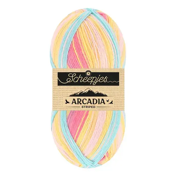 Scheepjes Scheepjes Arcadia Striped - 916 Wildflower