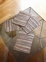 Placemats breien om te vervilten