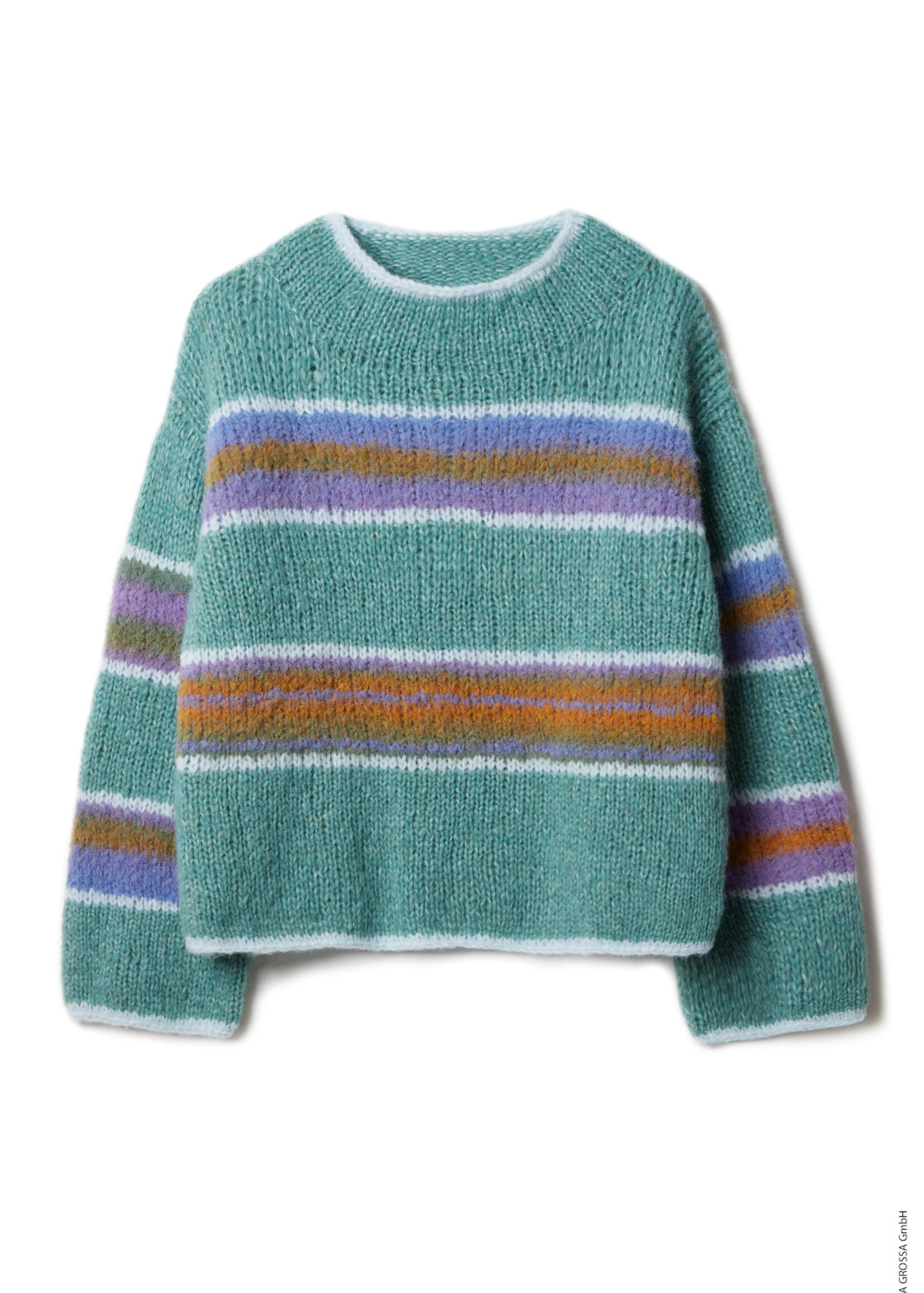 Trui van boven naar onderen toe aan 1 stuk breien