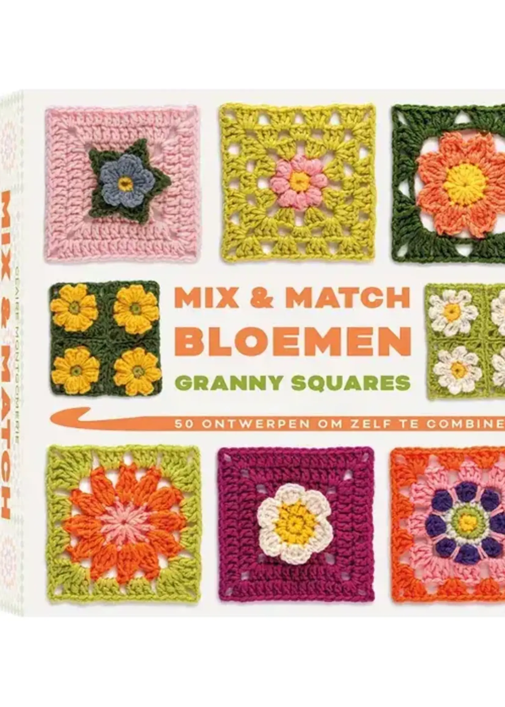 Mix & Match granny squares - bloemen - C. Montgomerie