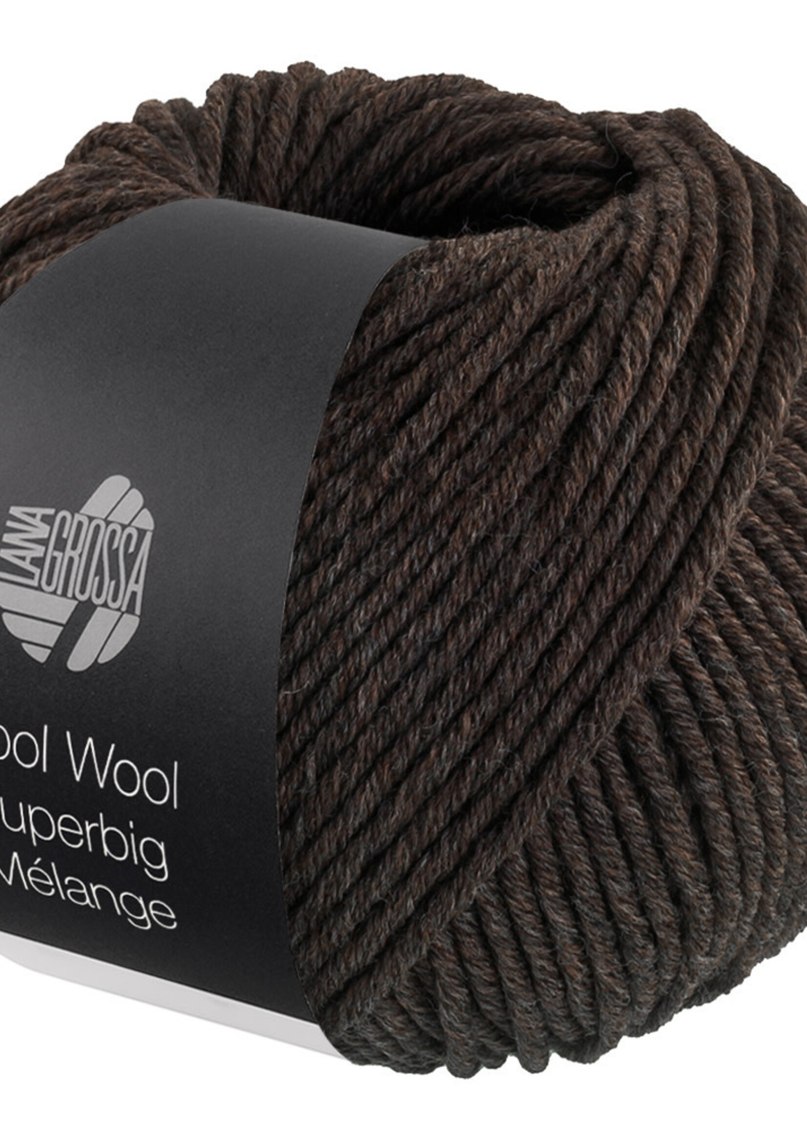 Lana Grossa Cool Wool Superbig Mélange-219-grijs bruin
