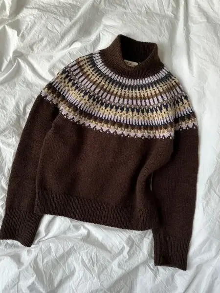 Fair-isle breien Celeste Sweater-PetiteKnit