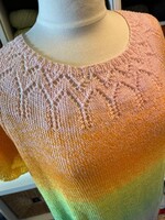 Rondbreien (Top-down) -met ajourmotief 1