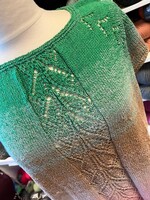 Rondbreien (Top-down) -met ajourmotief 2