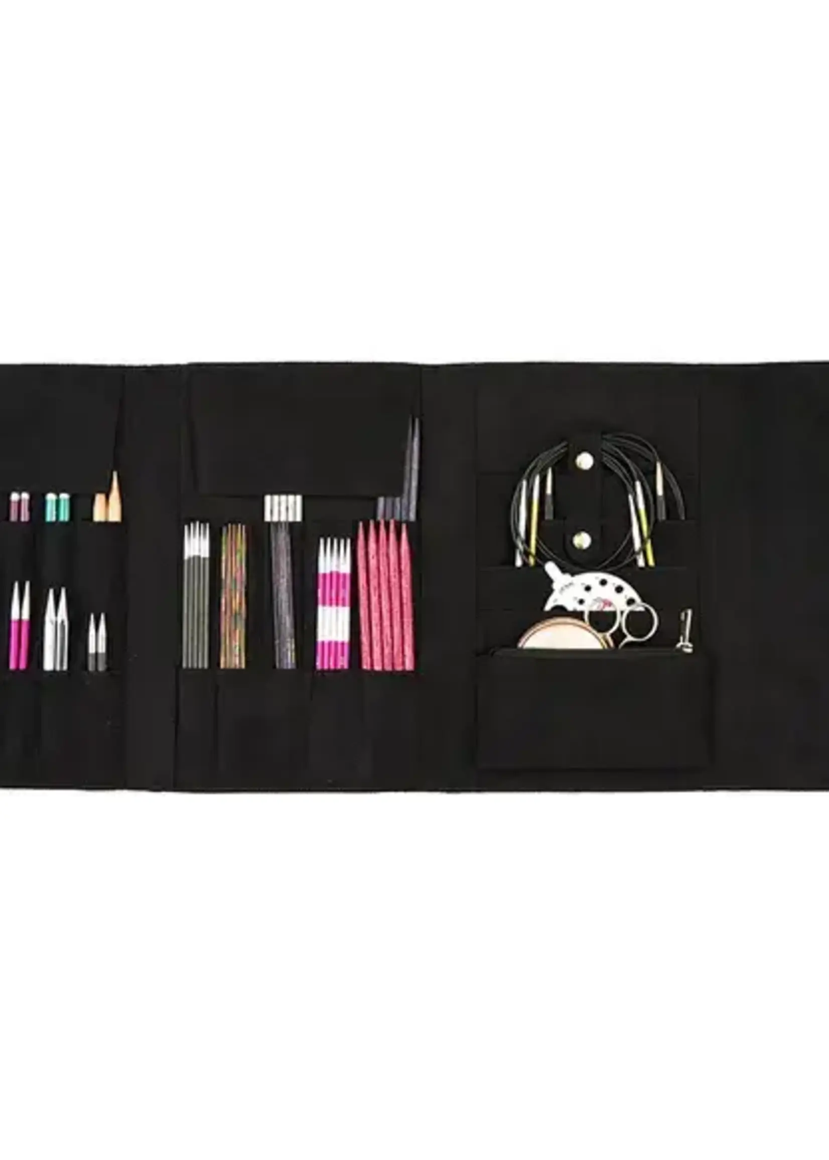 KnitPro Coal col. naalden & accessoire-etui 25x18x2cm