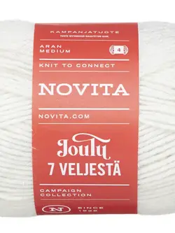 Novita 7 Veljestä Joulu 150g -0141 freezing snow