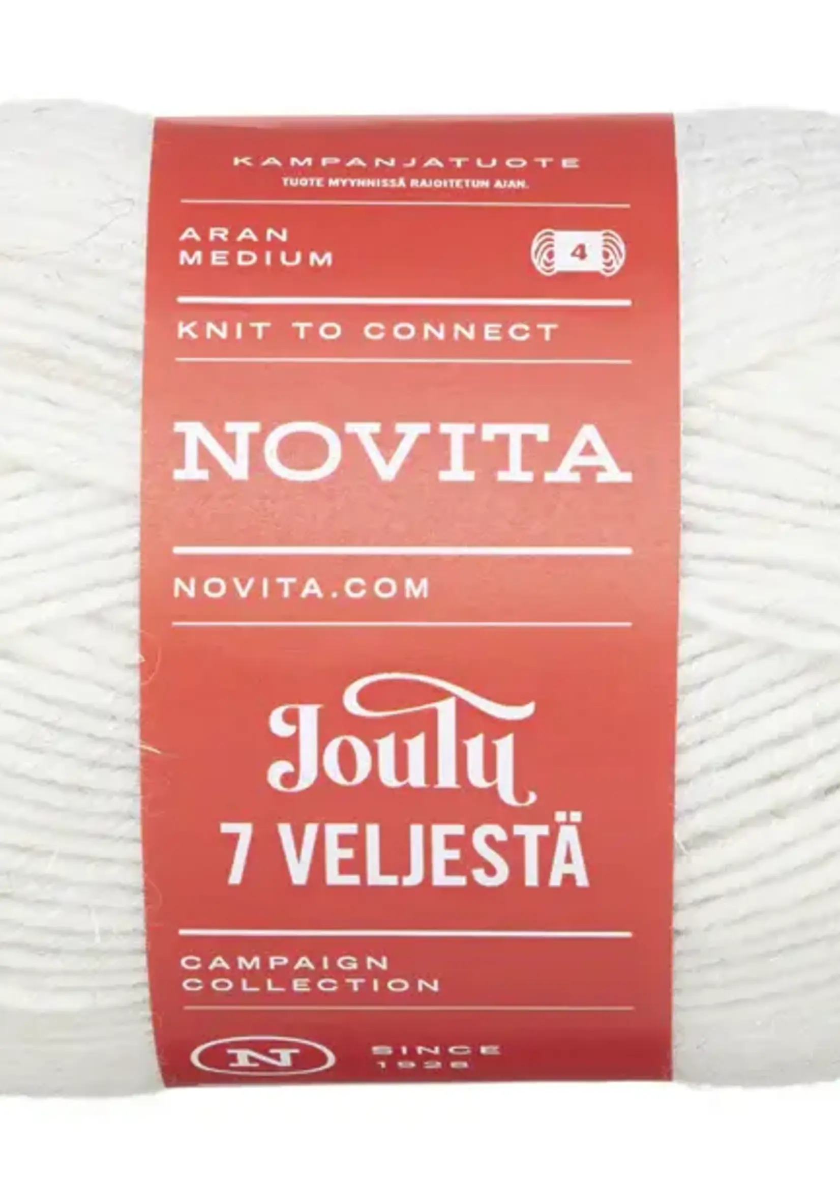 Novita 7 Veljestä Joulu 150g -0141 freezing snow