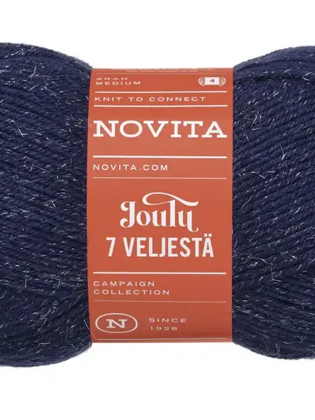 Novita 7 Veljestä Joulu 150g -1351 starry night