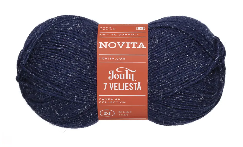 Novita 7 Veljestä Joulu 150g -1351 starry night