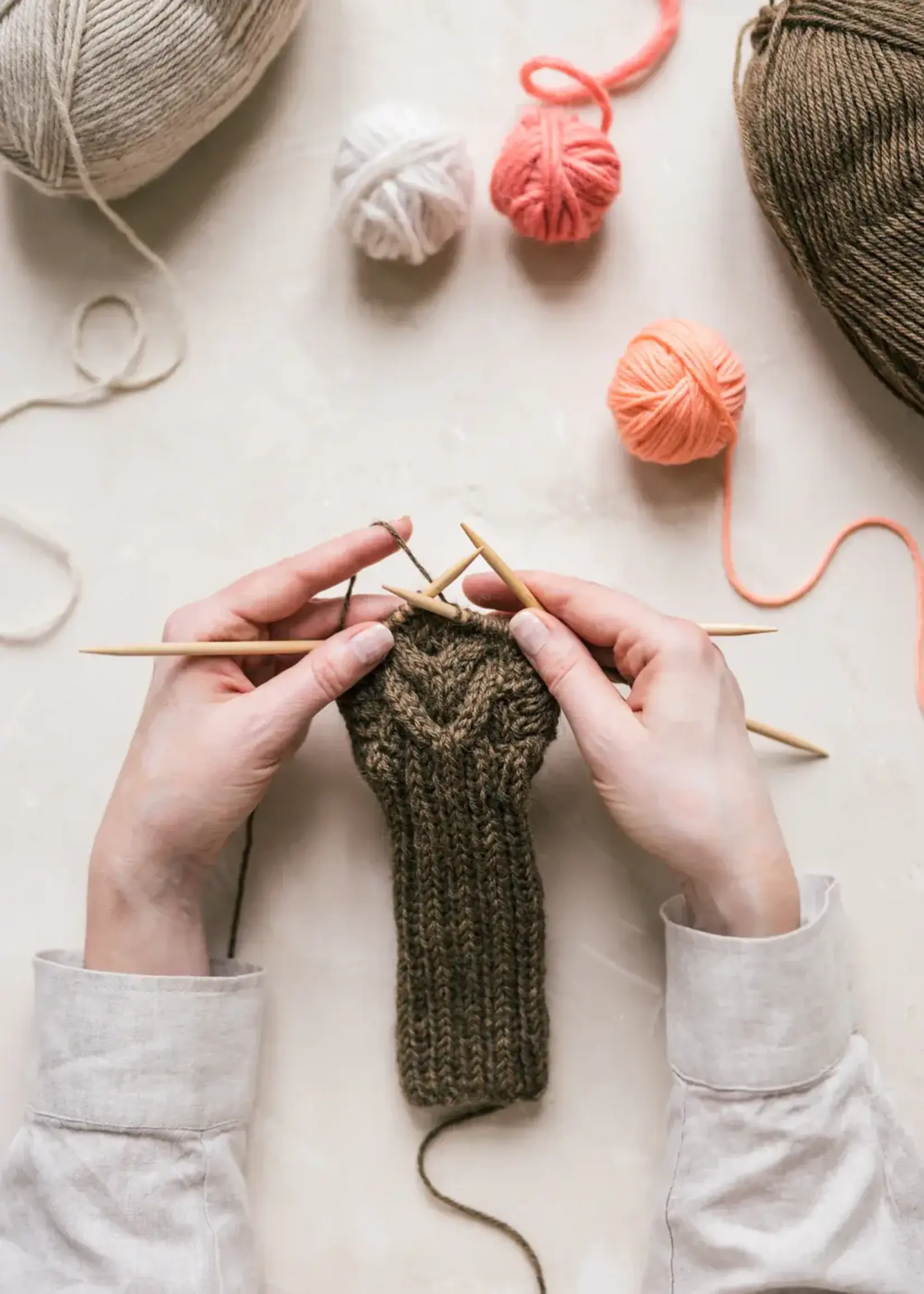 Novita Beginners breidoos niveau 2, kabelwanten