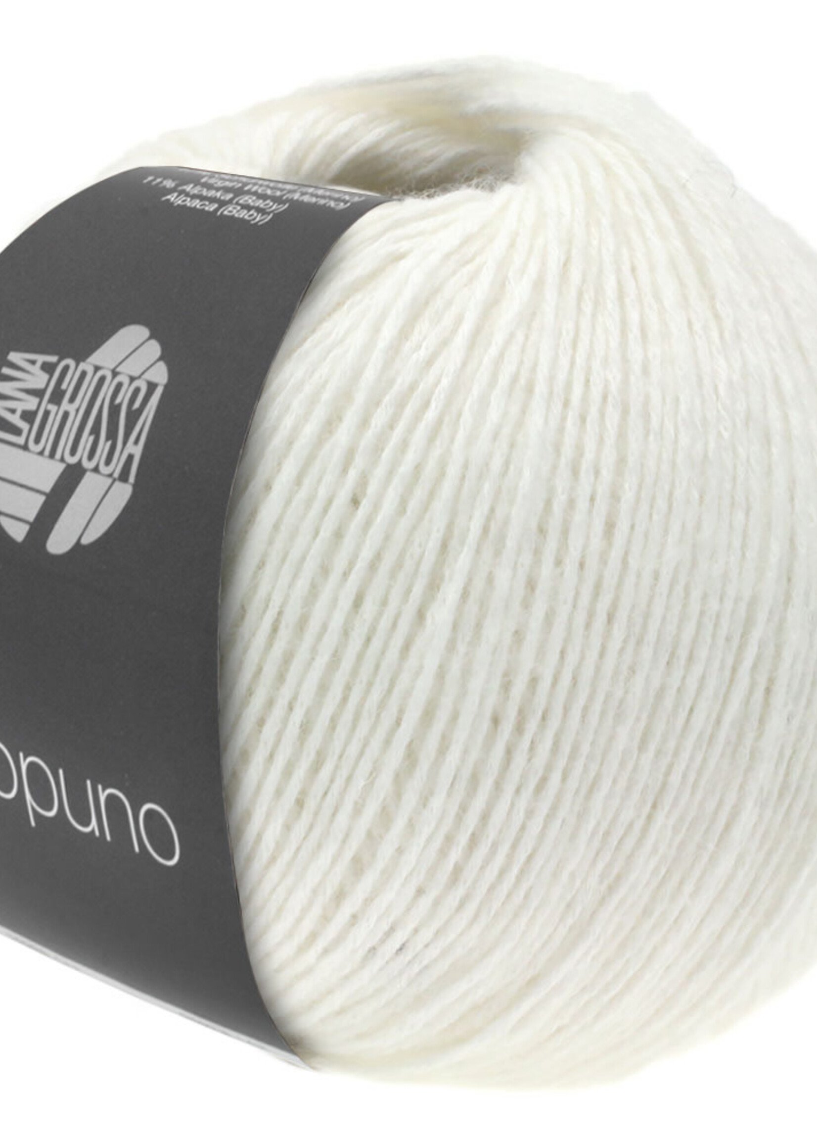 Lana Grossa Ecopuno - Lana Grossa -26 wit