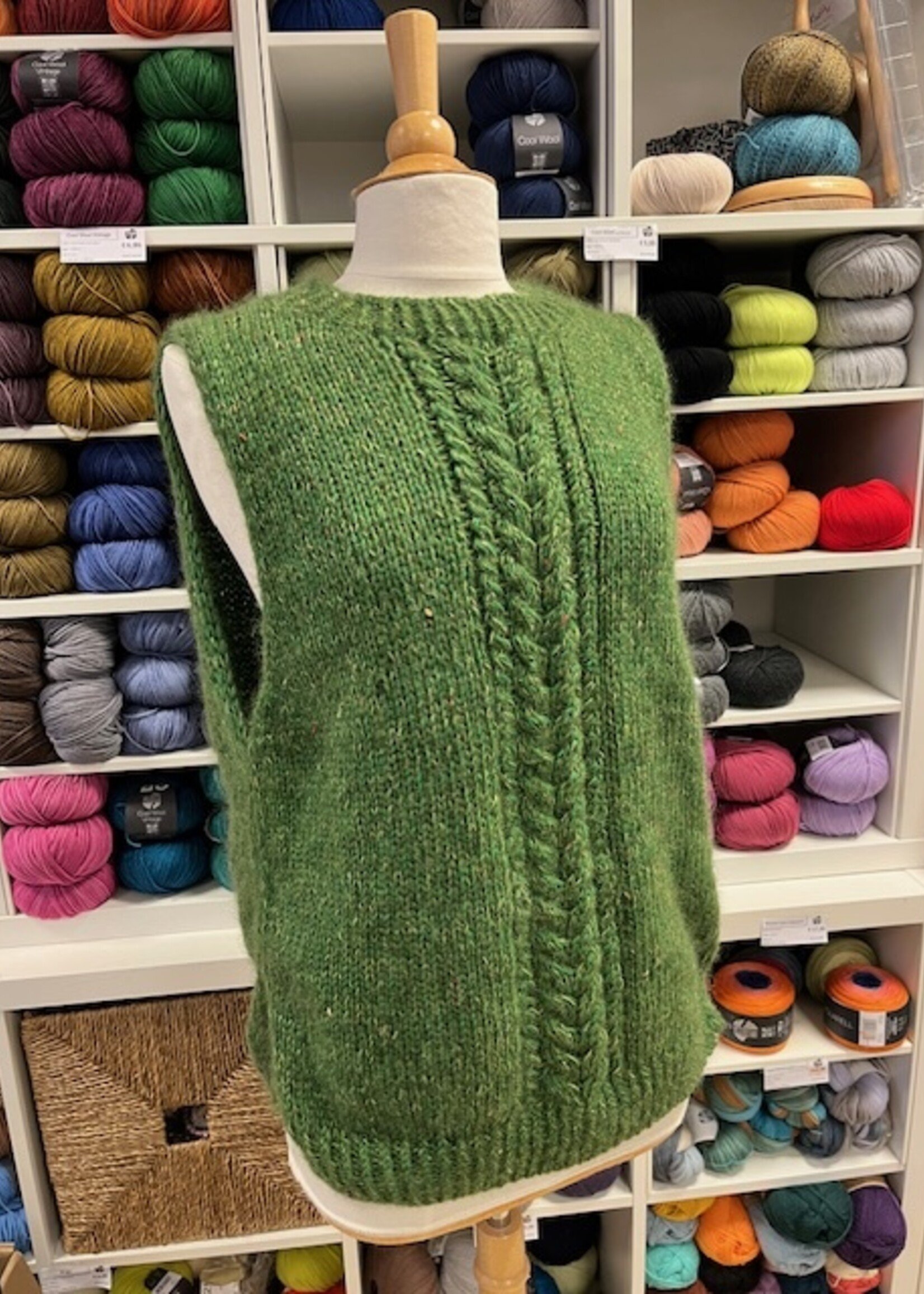 Spencer top-down breien op dinsdag