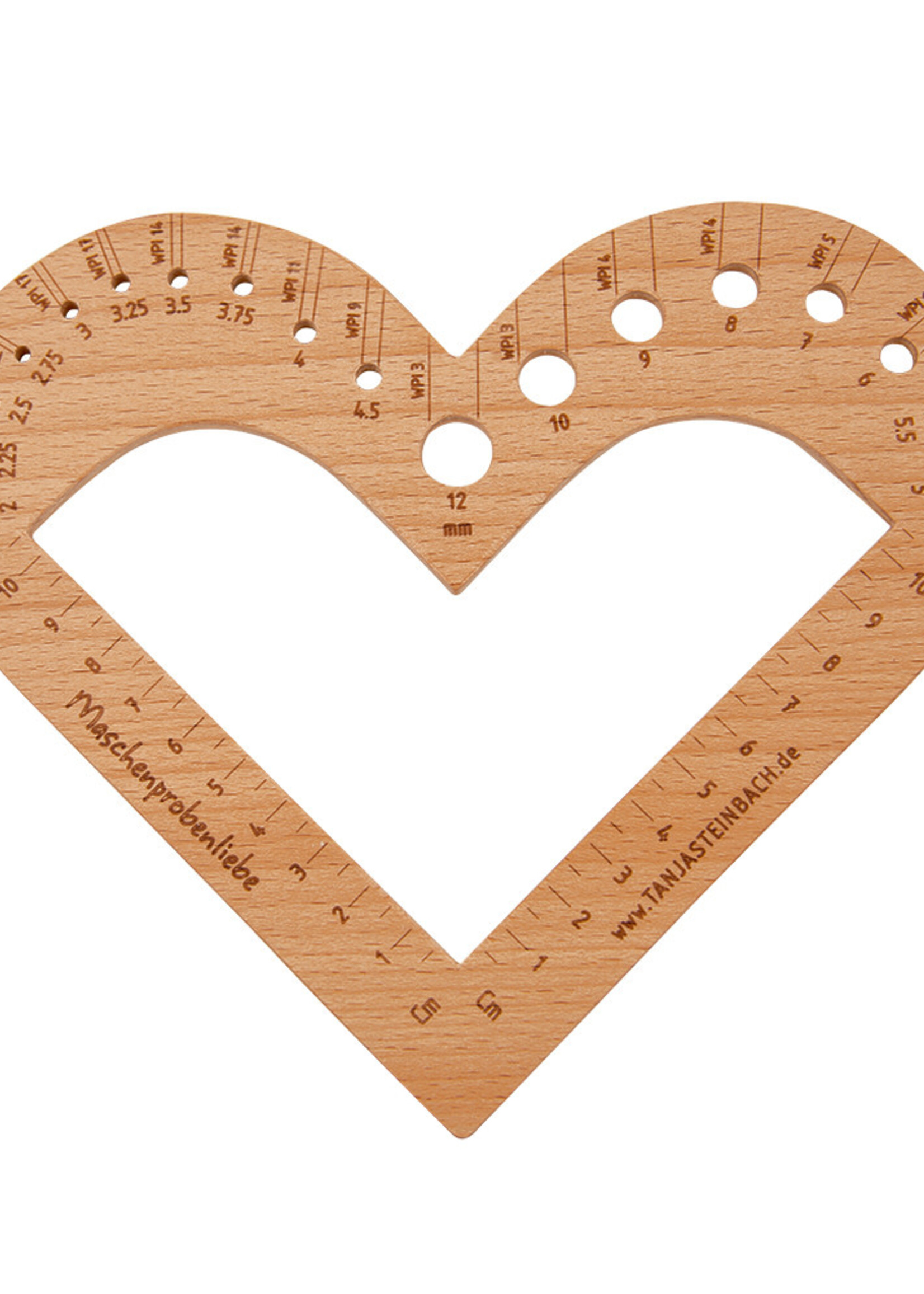 Proeflapmeter / meter naalddikte - hart hout