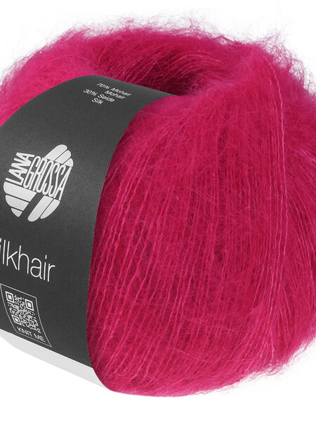 Lana Grossa Silkhair - Lana Grossa -224 donkerroze