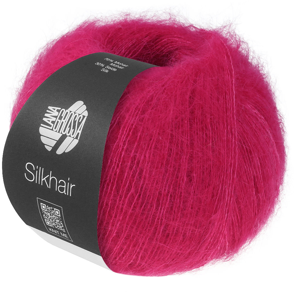 Lana Grossa Silkhair - Lana Grossa -224 donkerroze