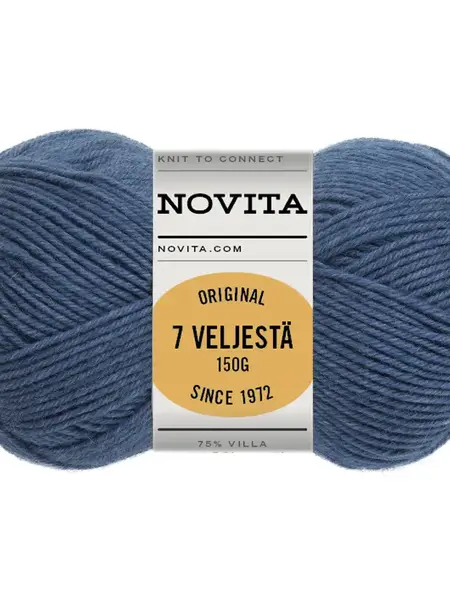 Novita 7 Veljestä Original 150g -160 jeans