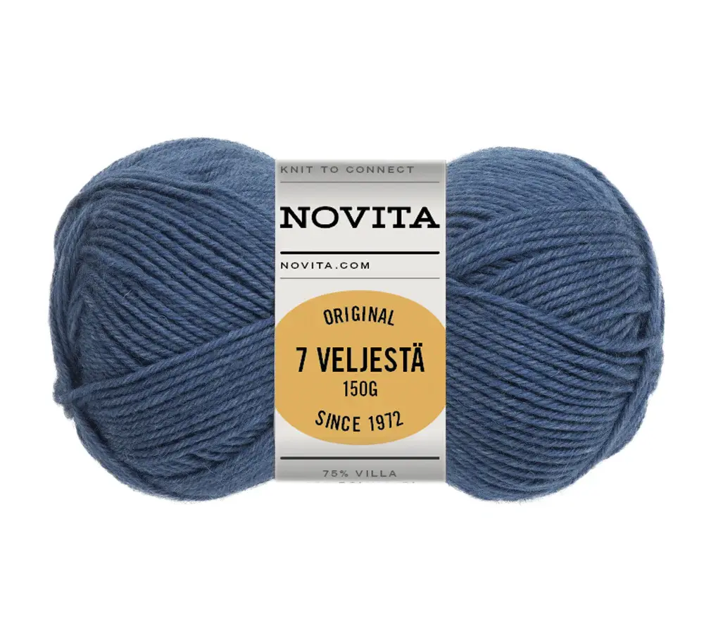 Novita 7 Veljestä Original 150g -160 jeans