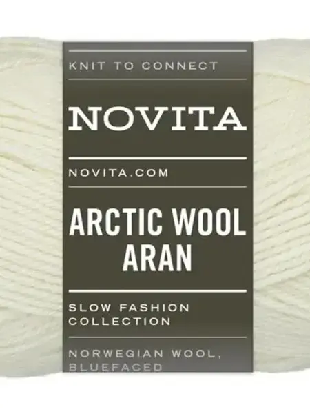 Novita Arctic Wool Aran 100 g -025 blizzard