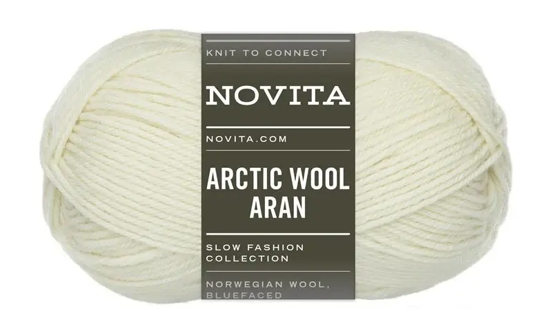 Novita Arctic Wool Aran 100 g -025 blizzard