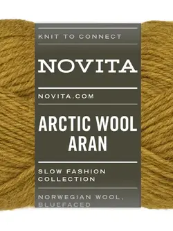 Novita Arctic Wool Aran 100 g -261 goldfinch