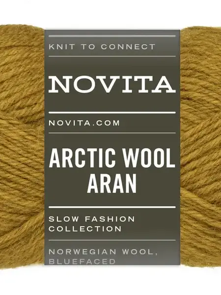 Novita Arctic Wool Aran 100 g -261 goldfinch