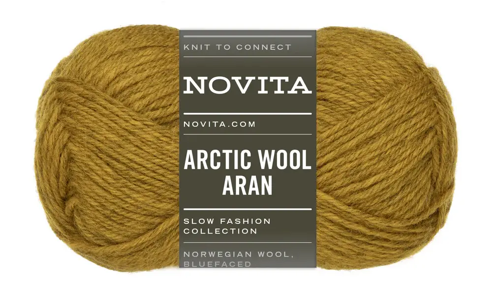 Novita Arctic Wool Aran 100 g -261 goldfinch