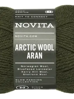 Novita Arctic Wool Aran 100 g -357 grey willow