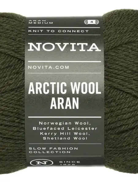 Novita Arctic Wool Aran 100 g -357 grey willow