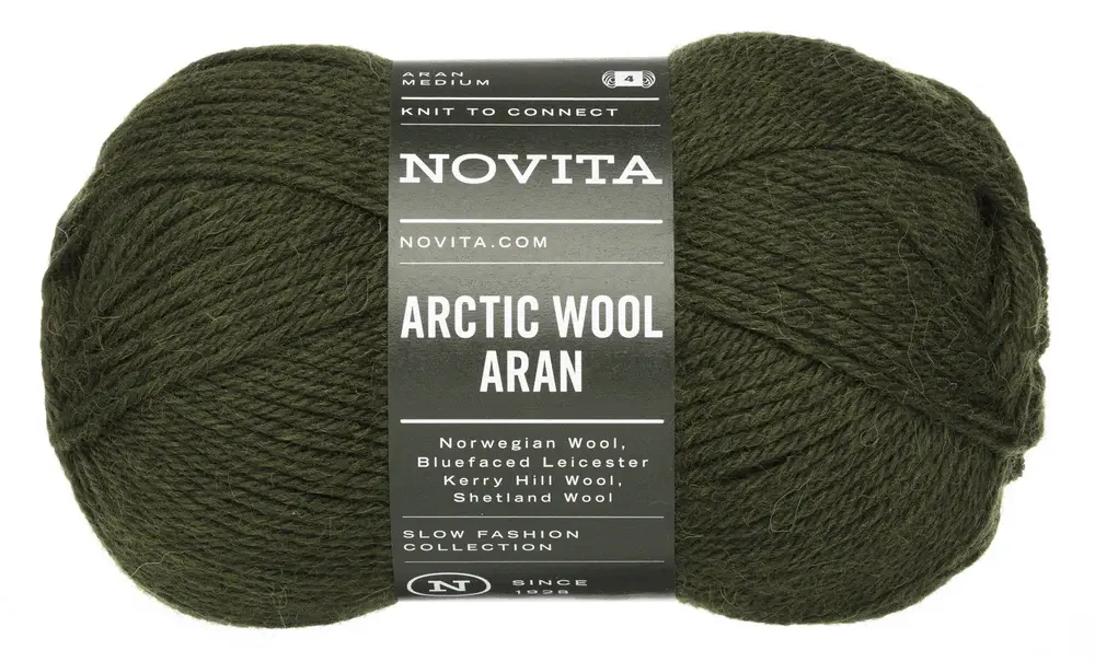 Novita Arctic Wool Aran 100 g -357 grey willow