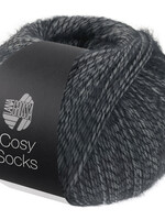 Lana Grossa Cosy Socks -07 donker grijs