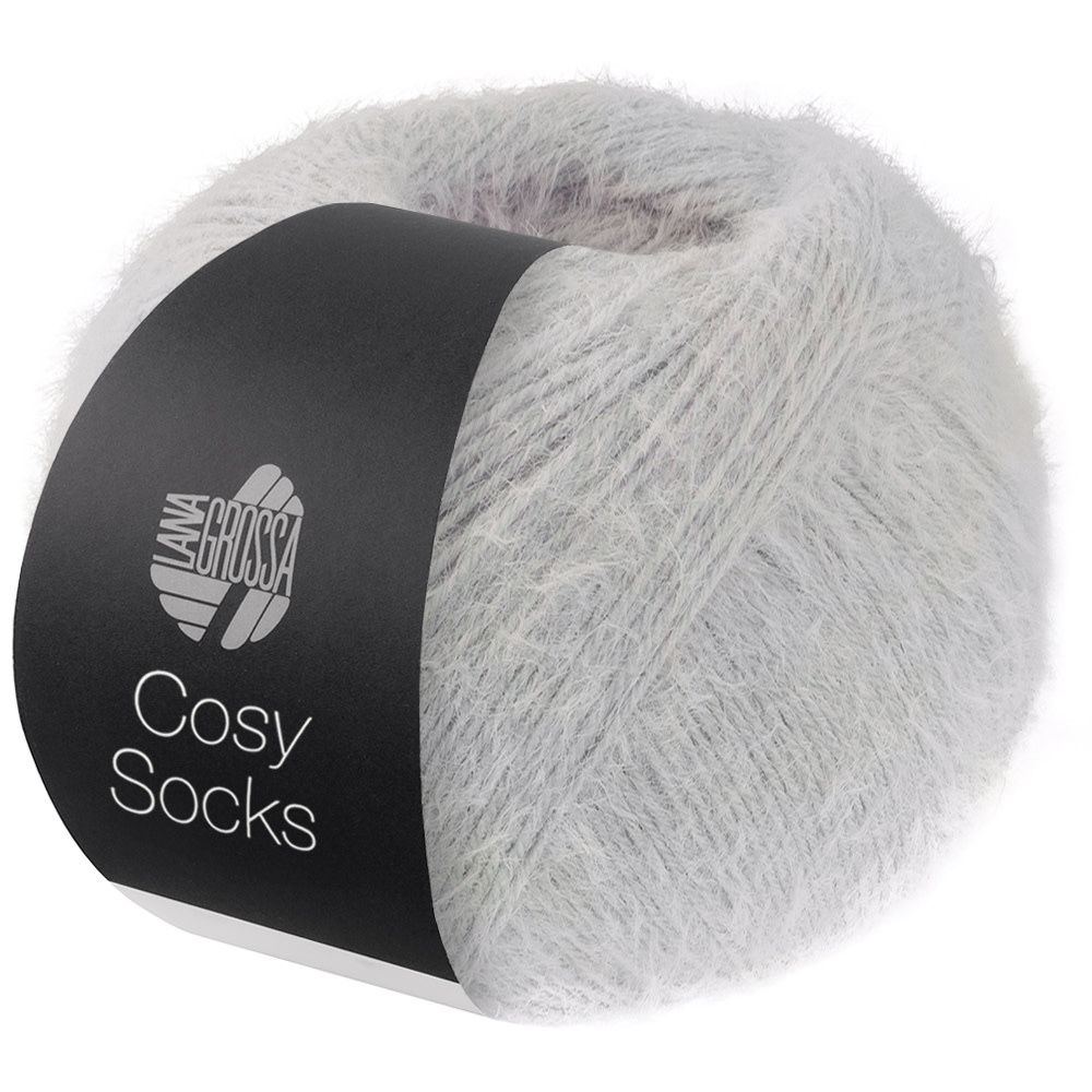 Lana Grossa Cosy Socks -08 lichtgrijs