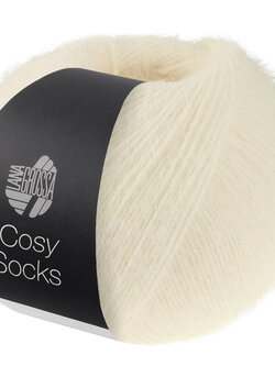 Lana Grossa Cosy Socks -10 wit