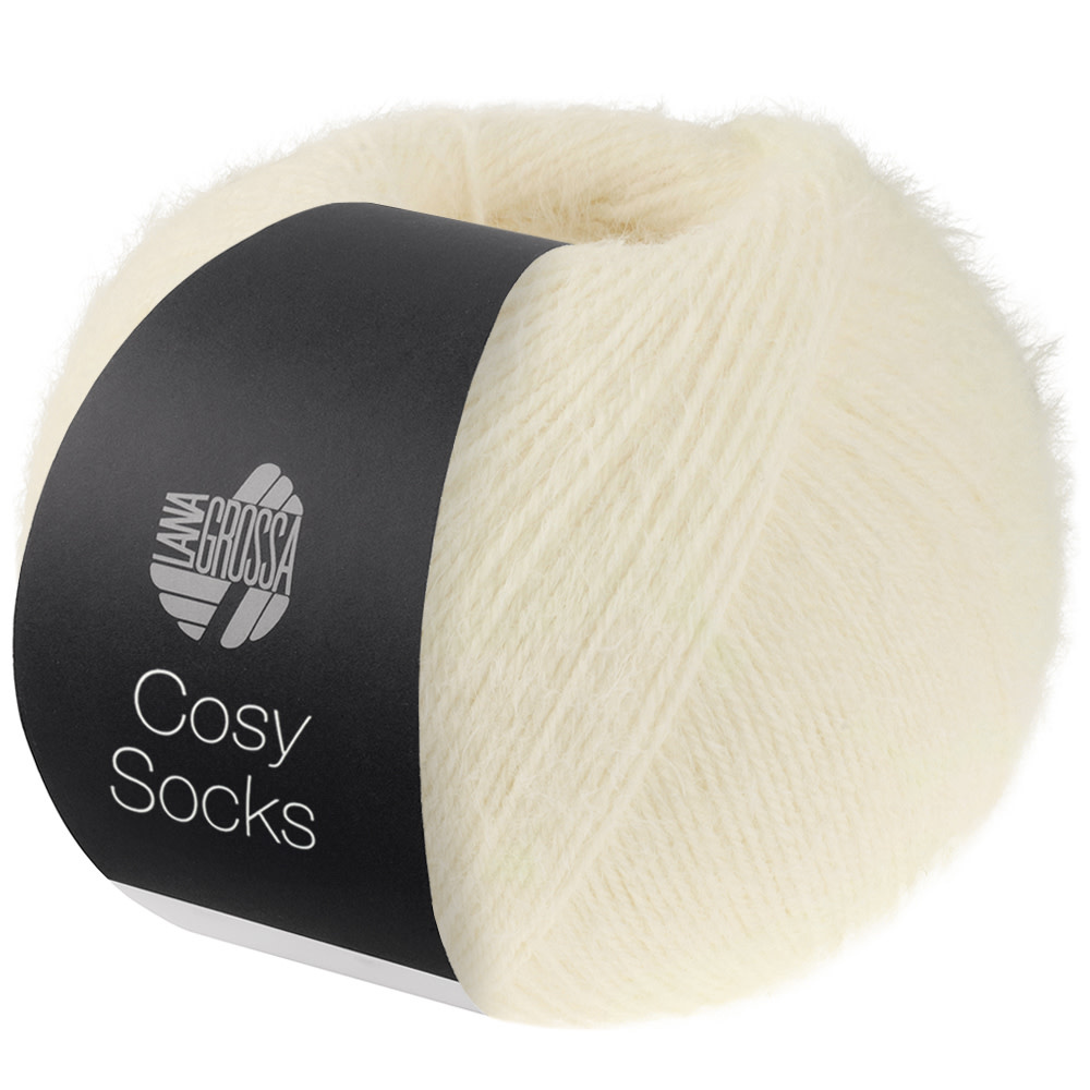 Lana Grossa Cosy Socks -10 wit