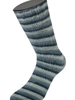 Lana Grossa Cosy Socks Soft Stripes-Lana Grossa -104 Antraciet/donker-/muis-/lichtgrijs