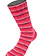 Lana Grossa Cosy Socks Soft Stripes  -105 Bordeaux/roze/framboos/roze