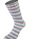 Lana Grossa Cosy Socks Multi Stripes -153 Lavendel/Grijsblauw/Zalm/Crème/Turkoois