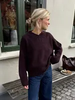 PetiteKnit Hannah Sweater V-neck -PetiteKnit -breipatroon NDL