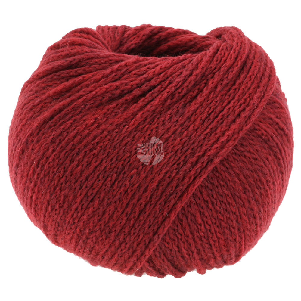 Lana Grossa Cool Merino -001 donker rood
